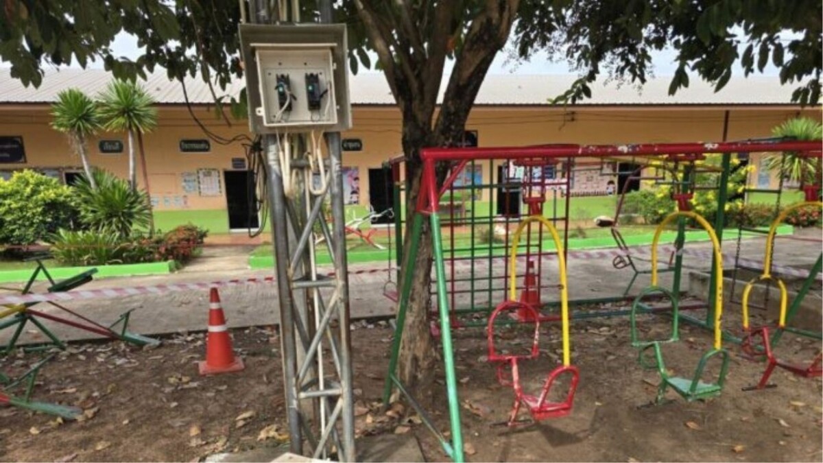 Five Year Old Critically Injured By Electrocution On School Swing In Thailand