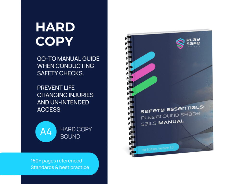 playground shade sail safety guide hard copy play safe institute