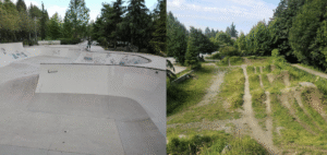 bc dirt jump park set for removal to make way for pickleball courts