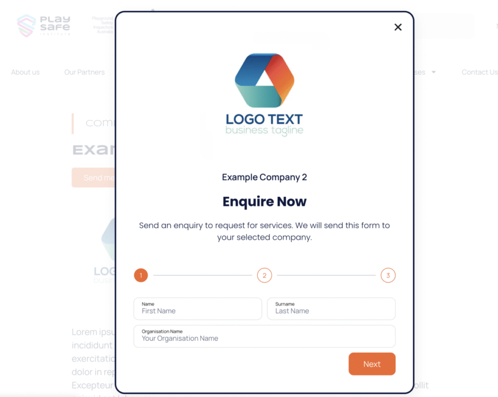example business enquiry 2 play safe institute