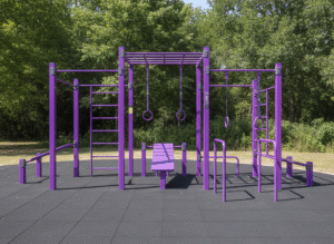 outdoor permenantly installed outdoor exercise equipment play safe institute