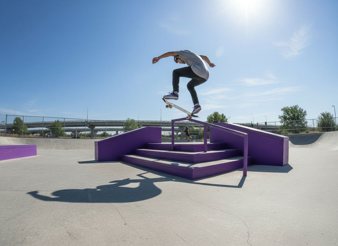 purple skatepark play safe institute