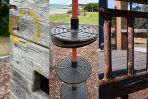 Grandfather's Three-Year Battle with Council Over ‘Ageing’ Point Lonsdale Playground The Borough of Queenscliffe claims they undertake weekly playground inspections and engage independent specialists to conduct annual safety audits.