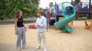 Lara Grillos and Dan Swislow hope to see upgrades to the Berkeley neighborhood park.