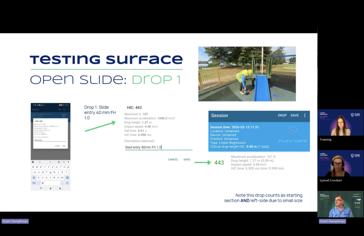 Sled drop test data.