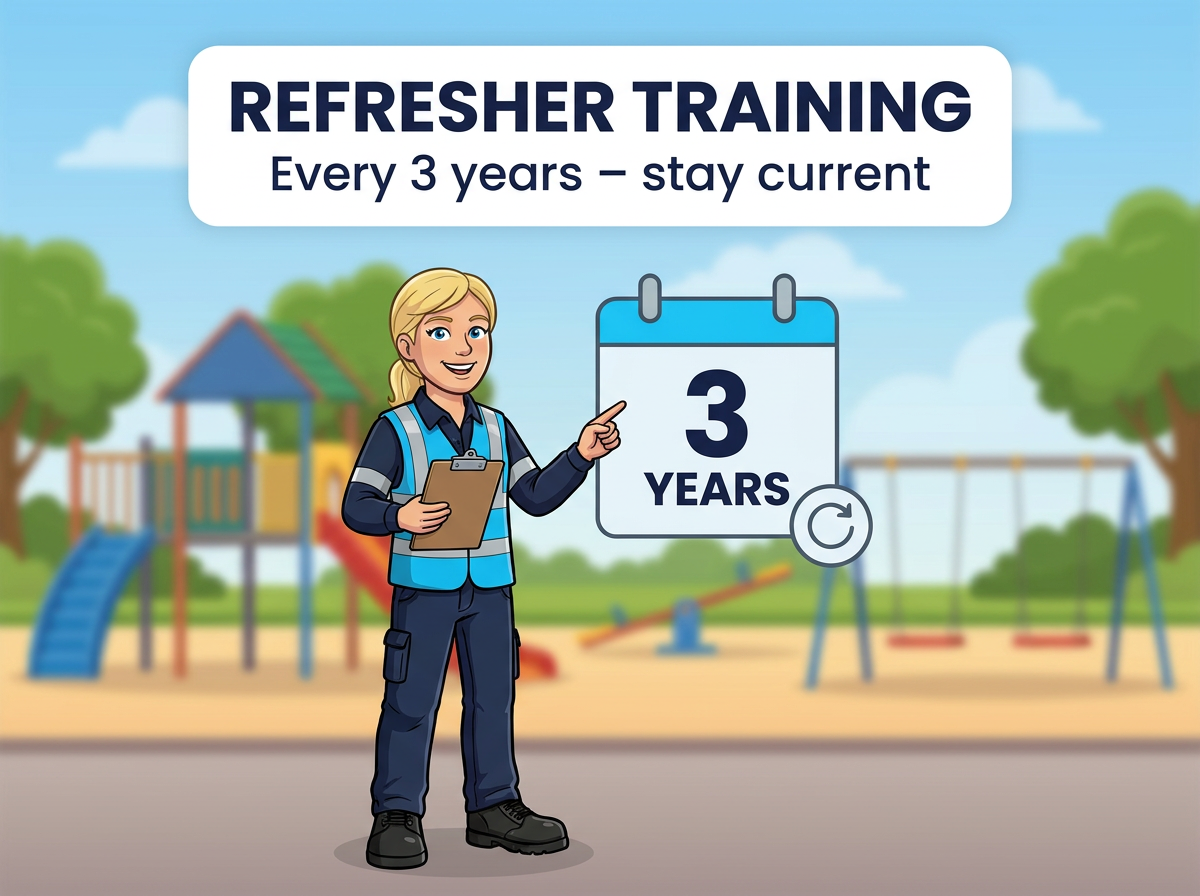 Refresher training every three years